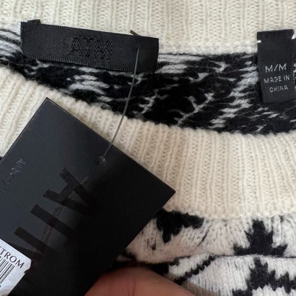 ATM Anthony Thomas Melillo Fair Isle Wool Sweater Vest - Picture 9 of 9